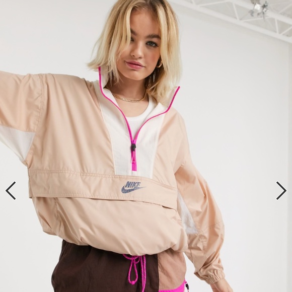 Nike Icon clash  packable pullover beige jacket , XL - Picture 1 of 15